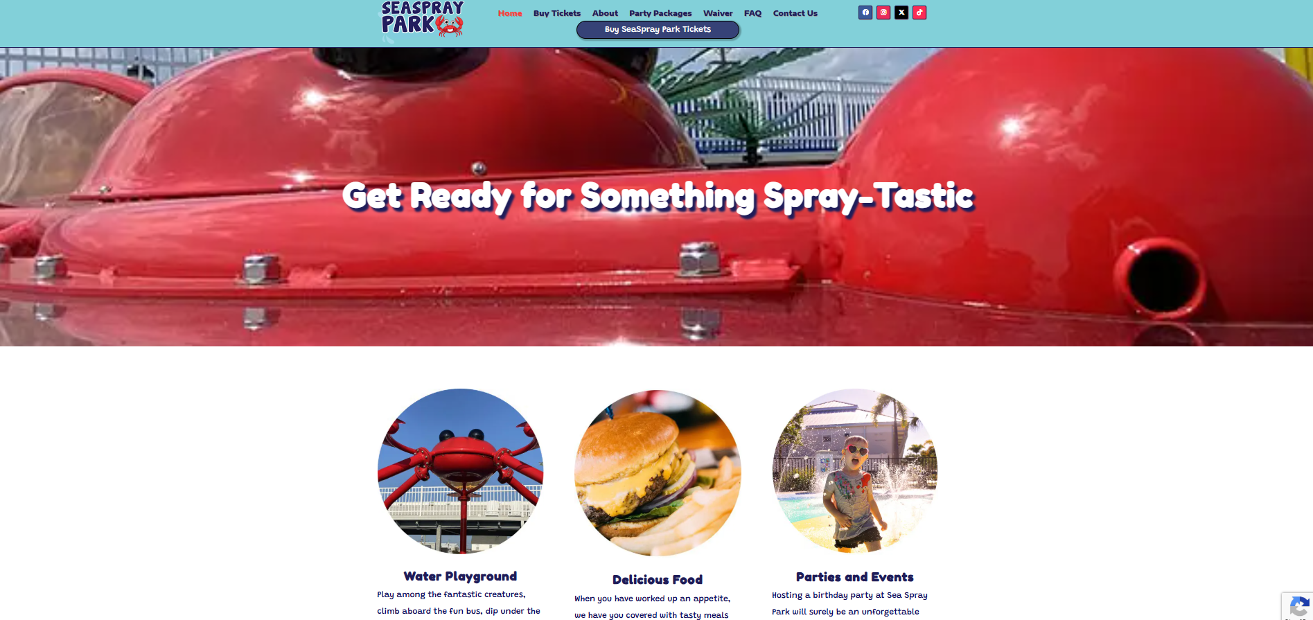 After - SeaSpray Park Website